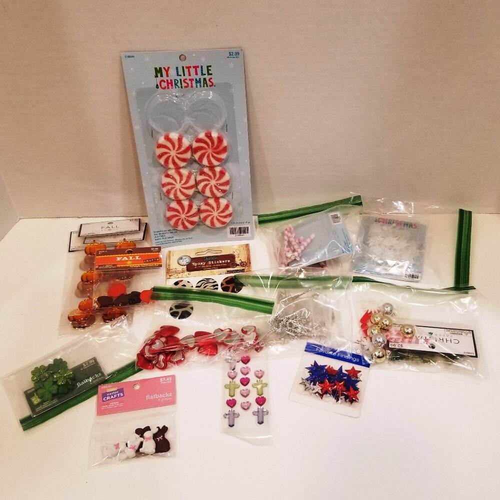 Flatbacks Lot (for crafts), New without Tags and New with Tags